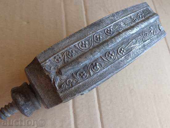 Old Bulgarian lead-tin pavur vetlenik flask 19th century - 7 Old Bulgarian lead-tin pavur vetlenik flask 19th century - 7