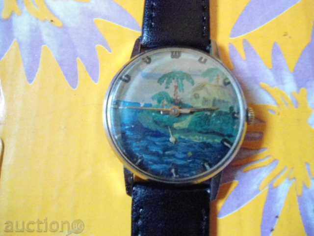 A rare painted clock - 6 A rare painted clock - 6