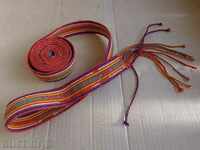 Old hand woven belt, belt, poft, costume