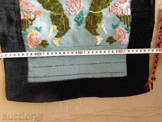 Auction Old hand woven apron with embroidery, costume Auction Old hand woven apron with embroidery, costume
