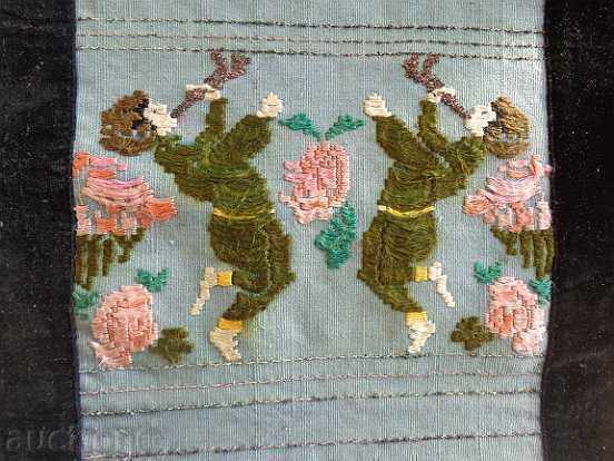 Old hand woven apron with embroidery, costume - 5 Old hand woven apron with embroidery, costume - 5