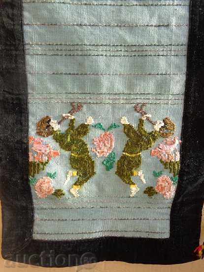 Old hand woven apron with embroidery, costume - 7 Old hand woven apron with embroidery, costume - 7