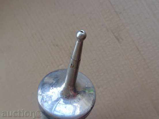 Old metal syringe, horsepower injection - 5