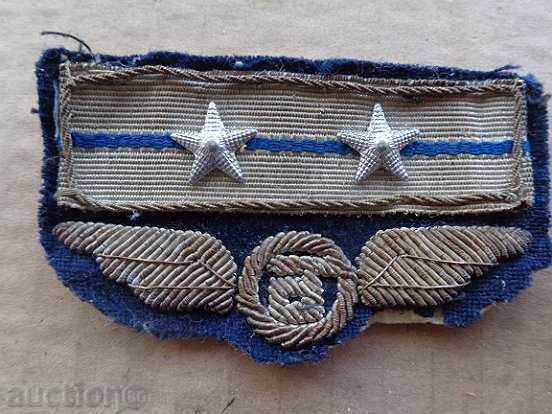 Aplicație epoleți inspector auto transport NRB cinci petale monogramă