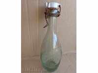 Стара бутилка с порцеланова тапа, шише