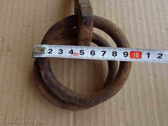 Auction Metal rings, wrought iron for a wagon Auction Metal rings, wrought iron for a wagon