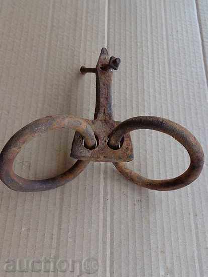 Metal rings, wrought iron for a wagon