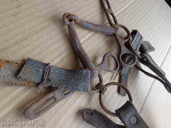 A bridle with a strap, a wrought iron, a harness harness - 6 A bridle with a strap, a wrought iron, a harness harness - 6
