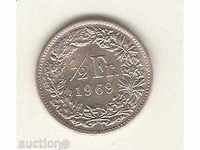 + Ελβετικό φράγκο 1І2 1969