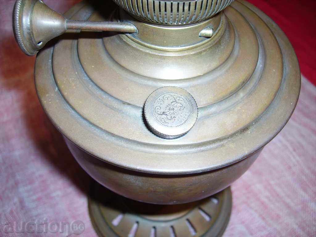 Auction Gas lamp - old brass Auction Gas lamp - old brass