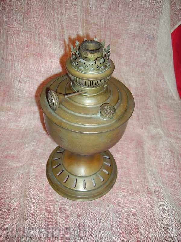 Kerosen lampa- vechi din alamă