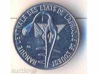 Западна Африка 1 франк 1976 година