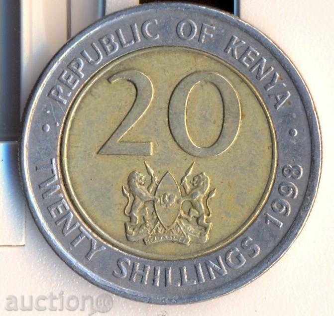 20 Κένυα σελίνια το 1998