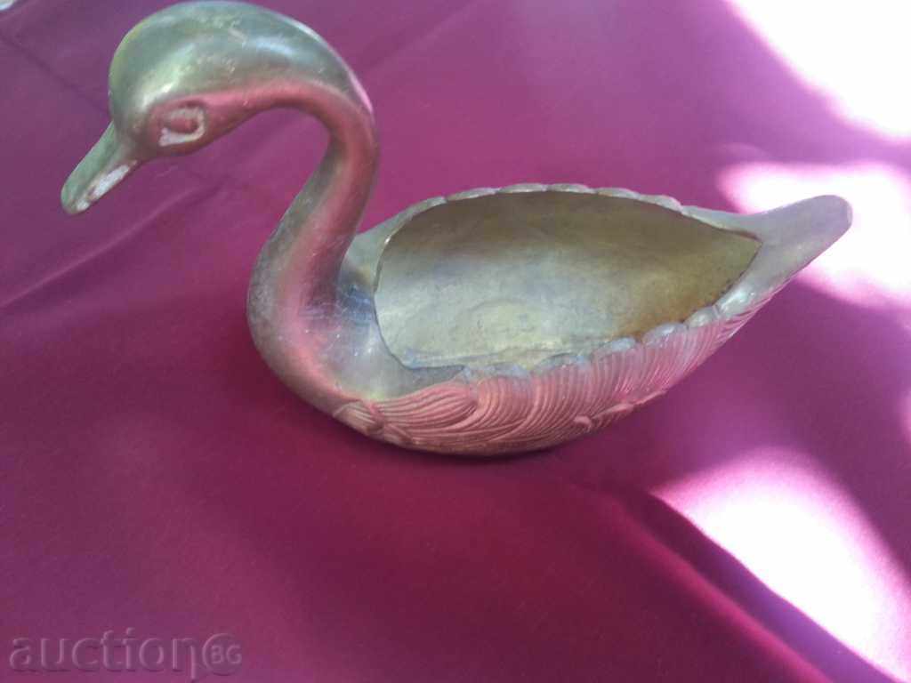 Old Massive Bronze Bird Statuette - 5 Old Massive Bronze Bird Statuette - 5