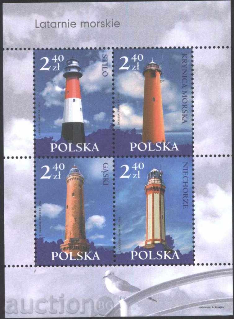 Чист блок Морски фарове 2006 от Полша