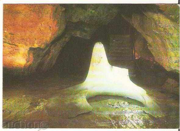 Картичка  България  Пещерата "Леденика" 2 Ледената колона*