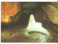 Καρτ ποστάλ Βουλγαρία Cave «Λεντενίκα» στήλη 2 του πάγου *