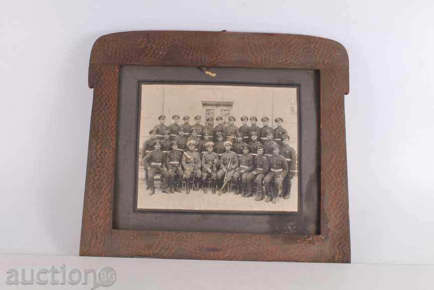 Old Photo with Frame - Candidate Non-Commissioned Officer School, Ruse.