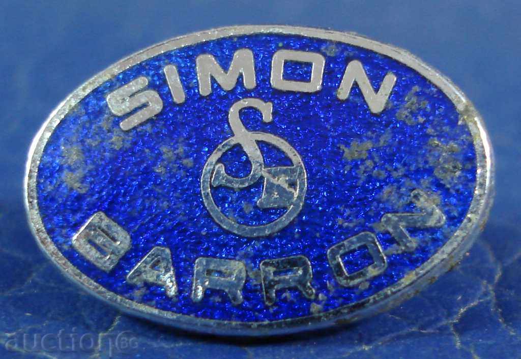 3369 Canada sign company SIMON BARON enamel