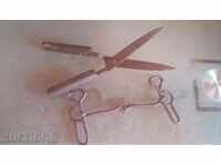 lot of old forged scissors iron