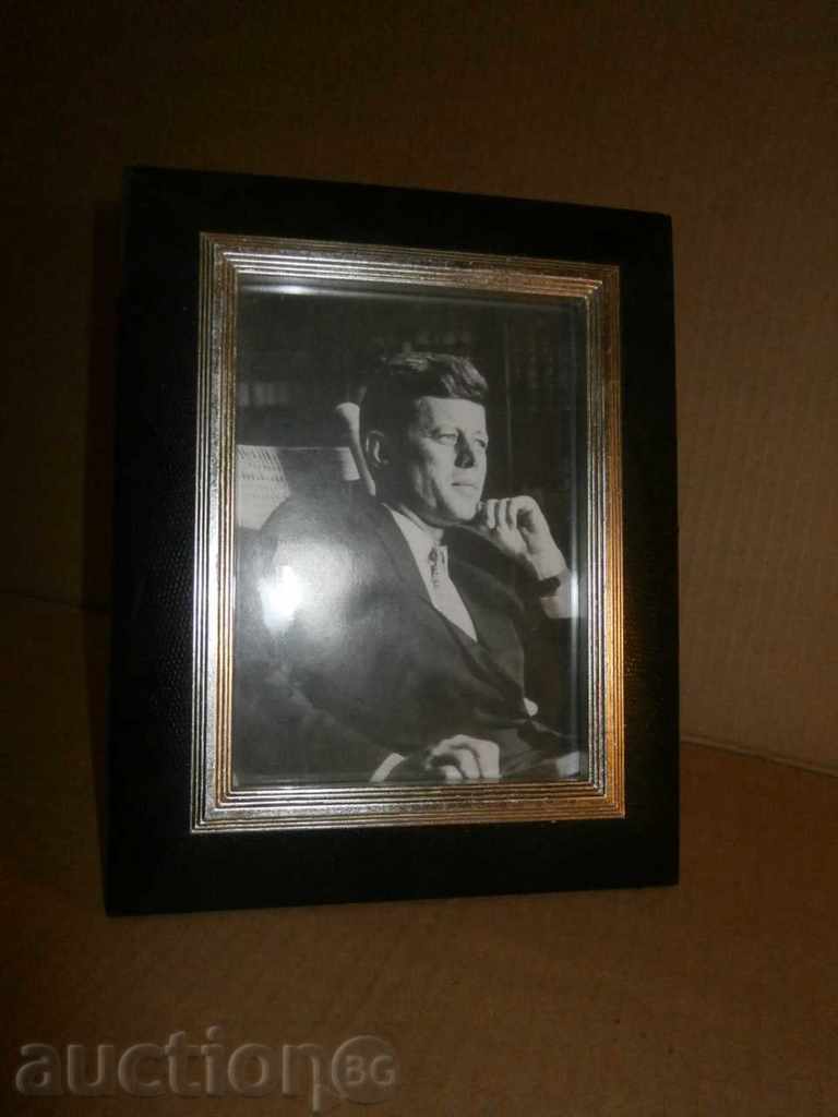 old frame with Kennedy