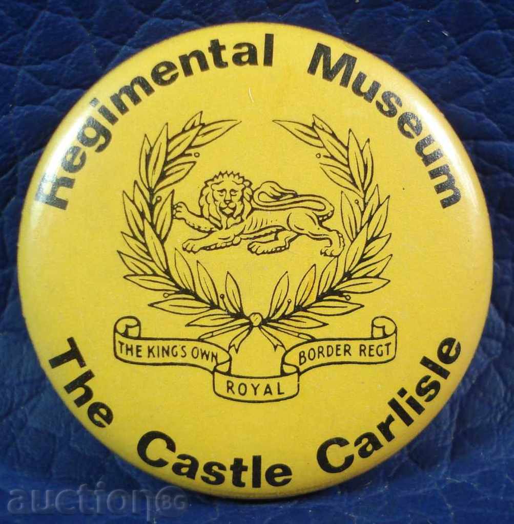3540 semn Marea Britanie muzeu al regimentului în Fort Carlisle