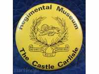 3540 UK σημάδι συνταγματικό μουσείο στο φρούριο Carlisle