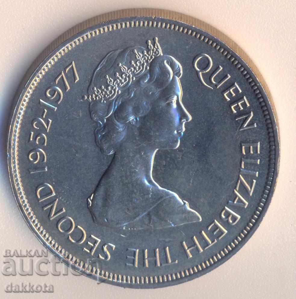 Gibraltar 25 pence 1977 28,47 g, 38,61 mm, thickness 3,3 mm with price 14.90 BGN | € 7.62 Gibraltar 25 pence 1977 28,47 g, 38,61 mm, thickness 3,3 mm with price 14.90 BGN | € 7.62