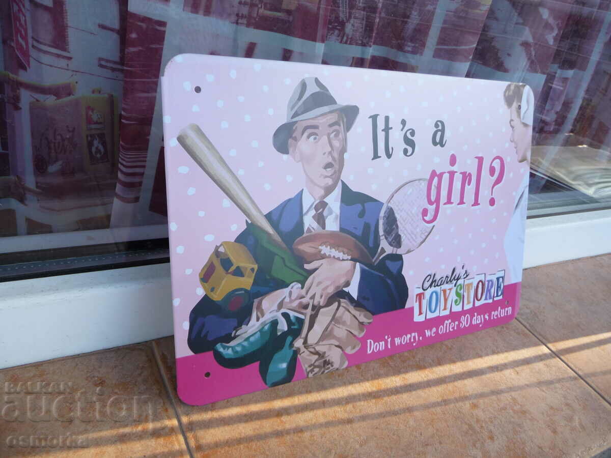 Auction Metal Plate Miscellaneous Toy Store Truck Tennis Ball Auction Metal Plate Miscellaneous Toy Store Truck Tennis Ball