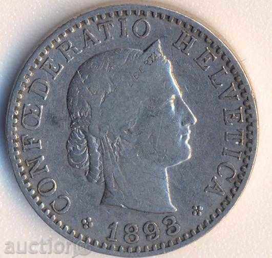 Elveția 20 rapeluri 1893 cu preț 4.90 BGN | € 2.51 Elveția 20 rapeluri 1893 cu preț 4.90 BGN | € 2.51