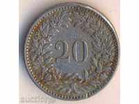 Ελβετία 20 ραπέλ 1883