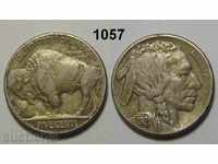 USA 5 cenți 1920-S monedă XF USA bivol nichel