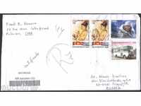 Trafficed envelope with Cuba marks