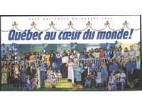 Quebec postcard in the heart of the world 1999 from Canada