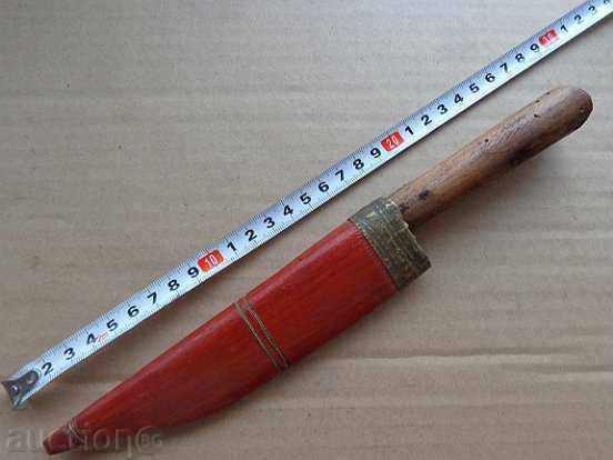 Delivery of Old Bulgarian knife with cane, karaoke, dagger, blade Delivery of Old Bulgarian knife with cane, karaoke, dagger, blade