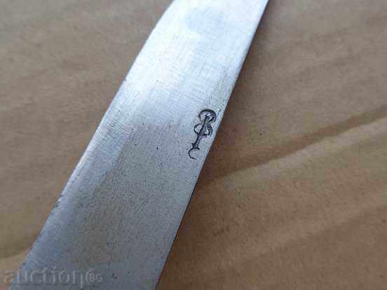 Old Bulgarian knife with cane, karaoke, dagger, blade - 6 Old Bulgarian knife with cane, karaoke, dagger, blade - 6