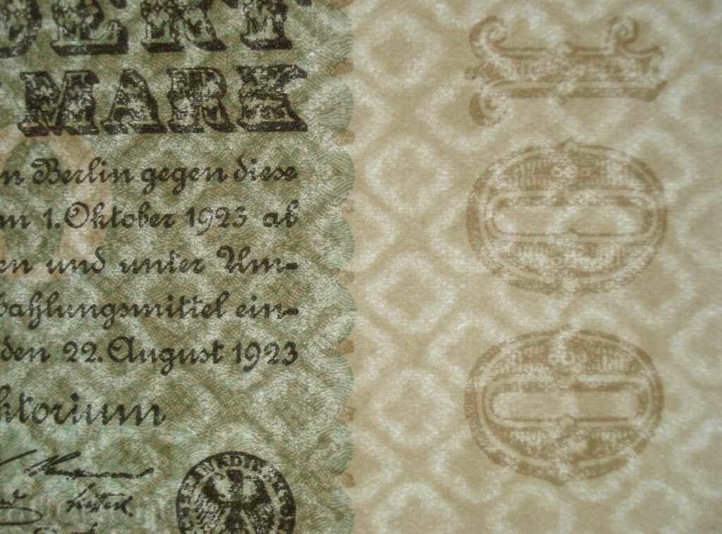 (¯` '• .¸GERMANY 100 million marks 22.08.1923 UNC (4). •' ´¯) with price 9.00 BGN | € 4.60