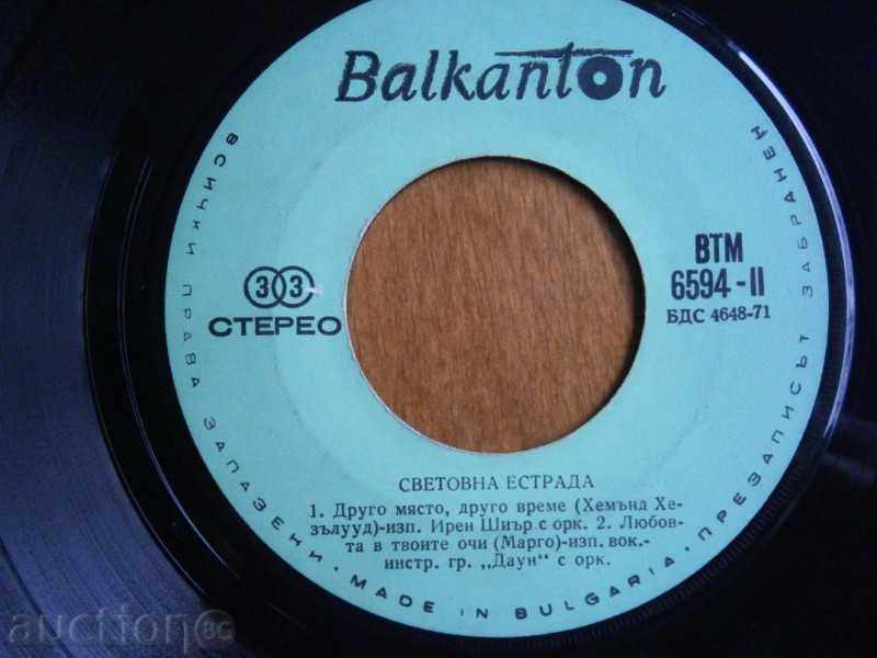 WORLD ESTRADA - small plate - Balkanton - VTM 6594 - 5