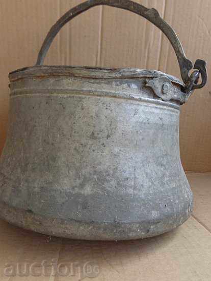An old tinned copper baker copper kettle boiler pot - 5 An old tinned copper baker copper kettle boiler pot - 5