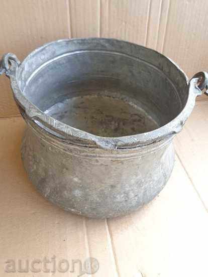 An old tinned copper baker copper kettle boiler pot - 7 An old tinned copper baker copper kettle boiler pot - 7