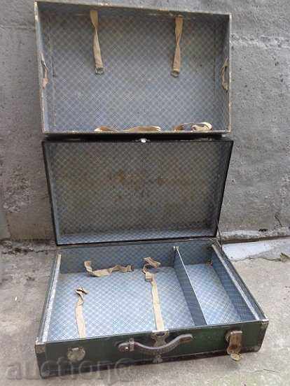Very old suitcase traveled to America chest bag with price 285.00 BGN | € 145.72