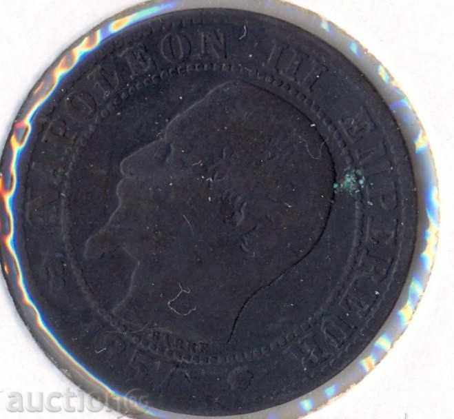 France 5 centimeters 1857m, a rare coin with price 12.00 BGN | € 6.14 France 5 centimeters 1857m, a rare coin with price 12.00 BGN | € 6.14