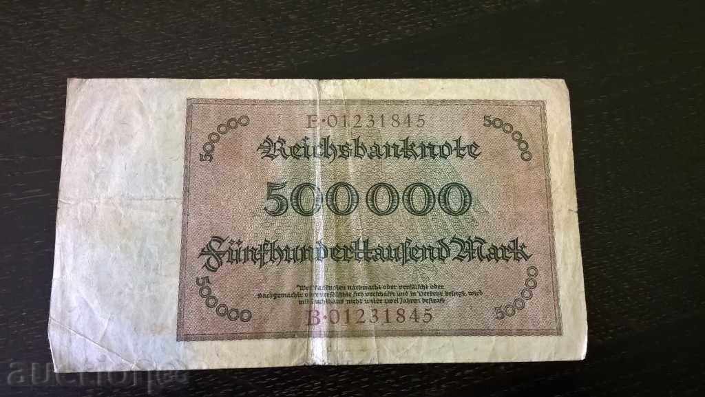 Bancnota Reich - Germania - 500 000 de mărci | 1923. cu preț 10.00 BGN | € 5.11 Bancnota Reich - Germania - 500 000 de mărci | 1923. cu preț 10.00 BGN | € 5.11