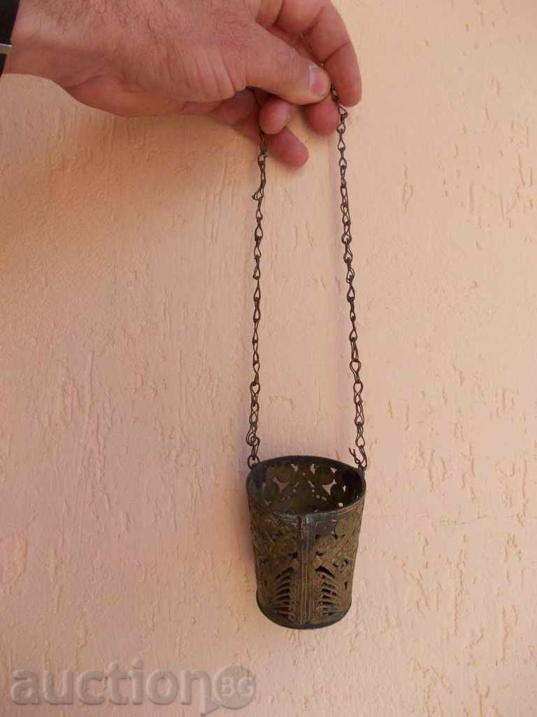 Old bronze homemade candlestick with price 60.00 BGN | € 30.68 Old bronze homemade candlestick with price 60.00 BGN | € 30.68