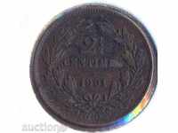 Luxembourg 2 1/2 centimeters 1901 year