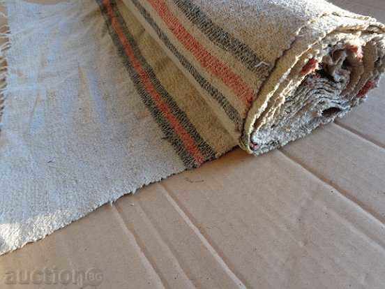 An old hand-woven hemp fabric cloth trail - 7 An old hand-woven hemp fabric cloth trail - 7