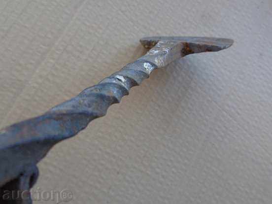 Auction Old forged scabbard, hoe, gingerbread, gingerbread Auction Old forged scabbard, hoe, gingerbread, gingerbread