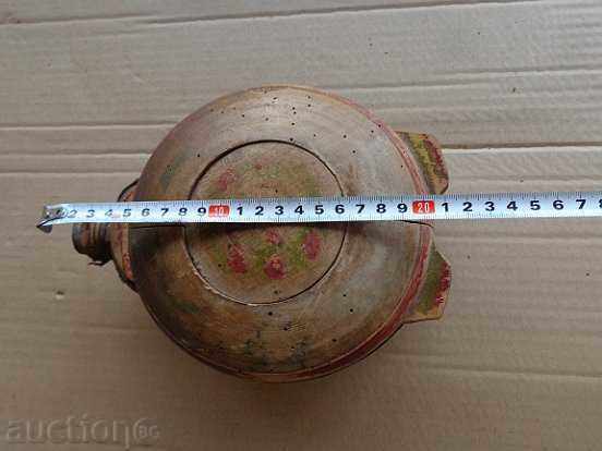 Licitație vas vechi din lemn, Bucket, lemn primitiv Licitație vas vechi din lemn, Bucket, lemn primitiv