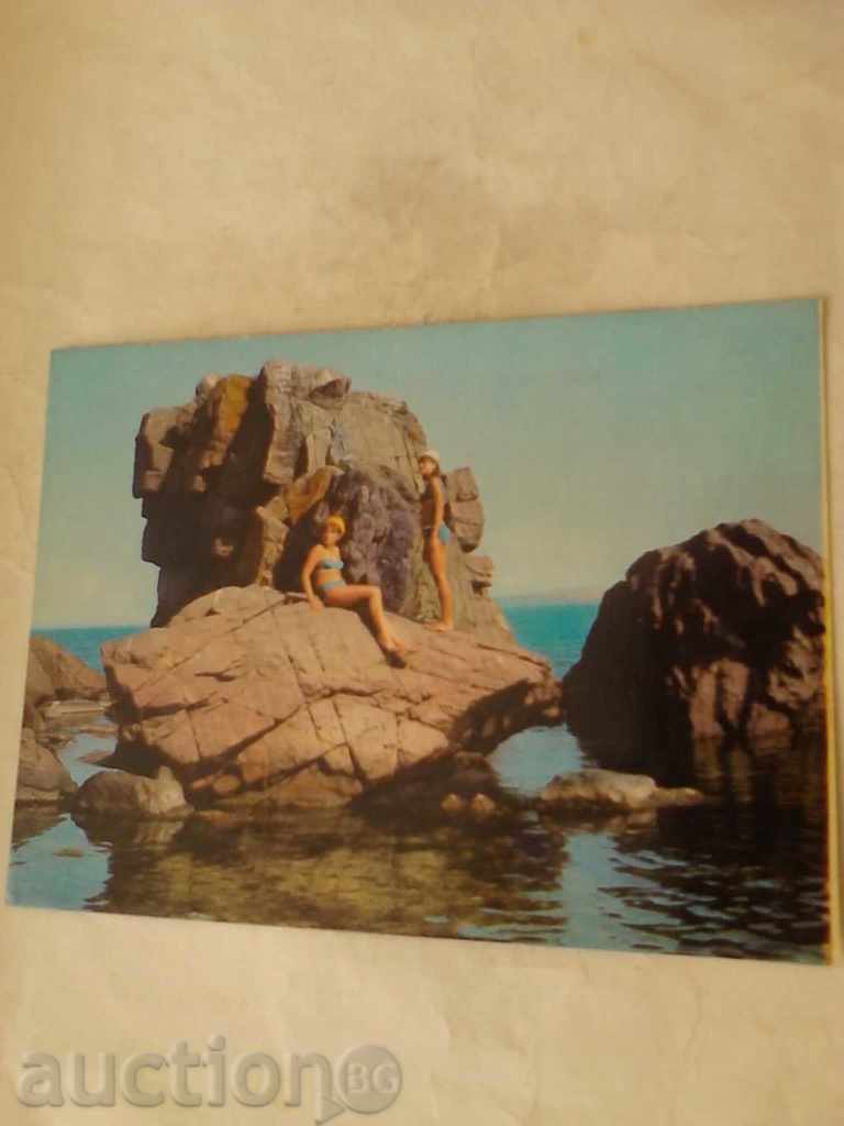 Пощенска картичка Созопол Скалите