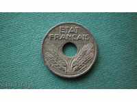 10 centime 1941 ocupație - Germania - Franța - rar